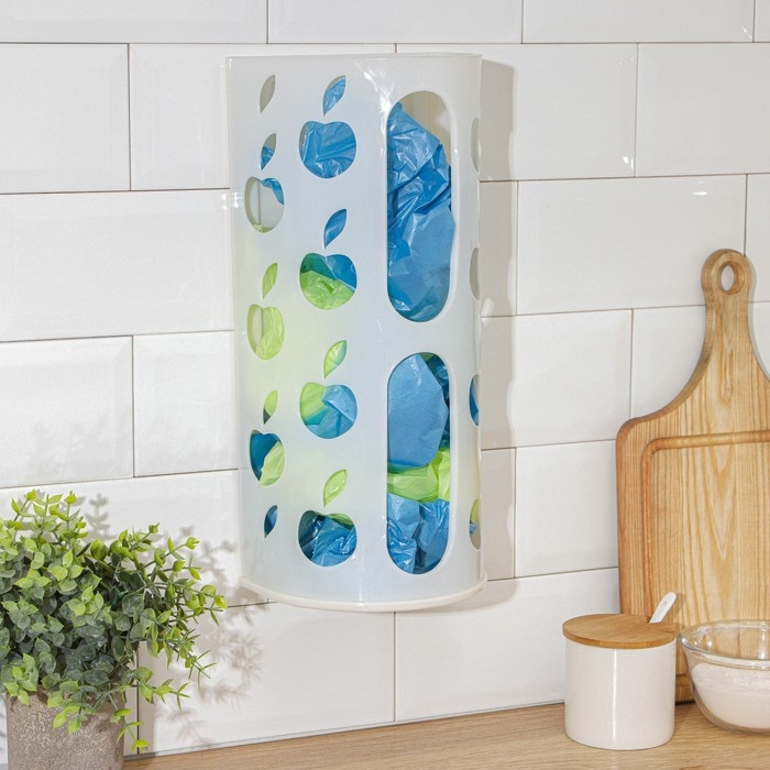 Корзина для пакетов, 16&times;13,5&times;37,5 см, цвет МИКС