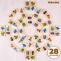 Домино &laquo;Транспорт&raquo;, плашка: 7 &times; 3 &times; 1 см