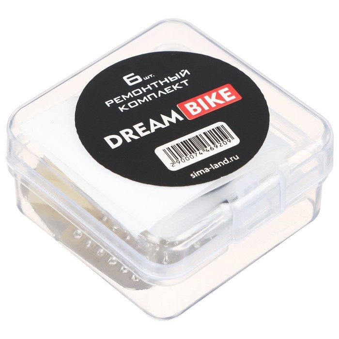 Аптечка велосипедная Dream Bike, 6 заплаток, самоклейка Аптечка велосипедная Dream Bike, 6 заплаток, самоклейка
