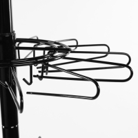 Вертушка, 5 ярусов по 14 крючков stop Lock. цвет чёрный, 40&times;40&times;178см