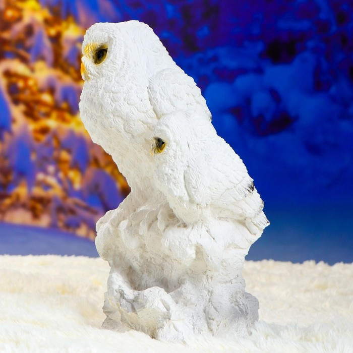 Садовая фигура Садовая фигура "Совы полярные" 33см