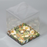 Коробка кондитерская, сундук, упаковка, &laquo;Ты моё счастье&raquo;, 14 х 14 х 18 см