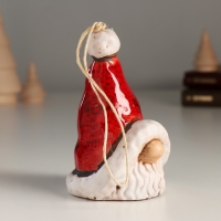 Колокольчик керамика "Дедушка Мороз в большом колпаке" 6,5х6,5х10,5 см Колокольчик керамика "Дедушка Мороз в большом колпаке" 6,5х6,5х10,5 см