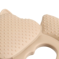 Прорезыватель силиконовый &laquo;Белочка&raquo;, цвет бежевый, Mum&Baby