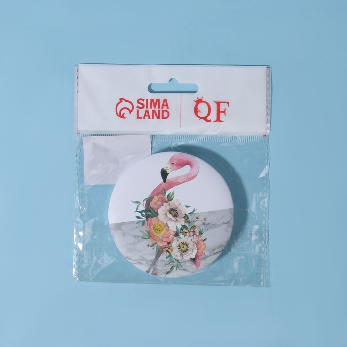 Зеркало складное &laquo;Wonderful Life&raquo;, d = 7,5 см, с увеличением, рисунок МИКС