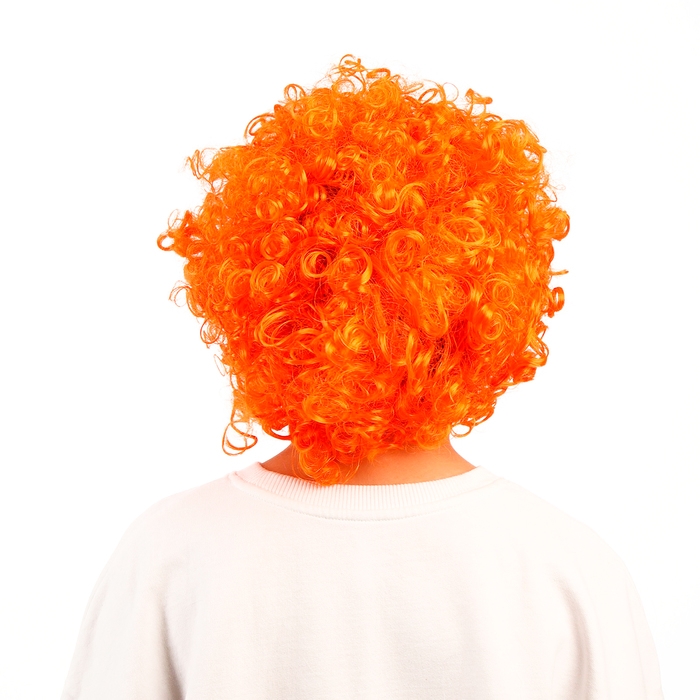 Карнавальный парик &laquo;Объём&raquo;, цвет оранжевый, 120 г