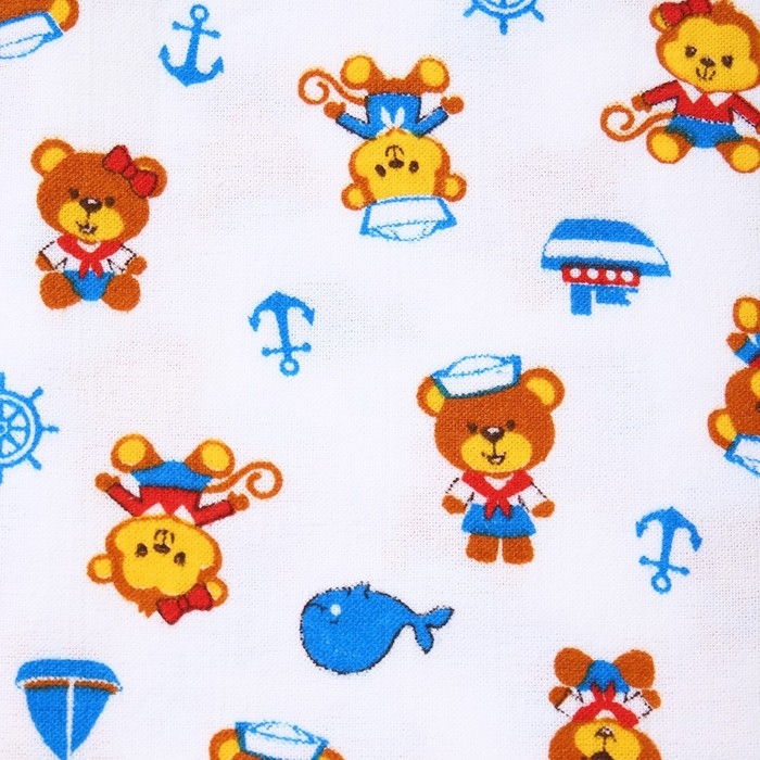 Пелёнка фланелевая, размер 75х110см, цвет МИКС, 175г/м, хлопок 100%