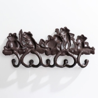 Крючки декоративные металл "Лягушки" 14х31х4 см Крючки декоративные металл "Лягушки" 14х31х4 см