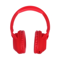 Наушники MZ300, беспроводные, полноразмерные, микрофон, BT 5.3, 400 мАч, красные Наушники MZ300, беспроводные, полноразмерные, микрофон, BT 5.3, 400 мАч, красные