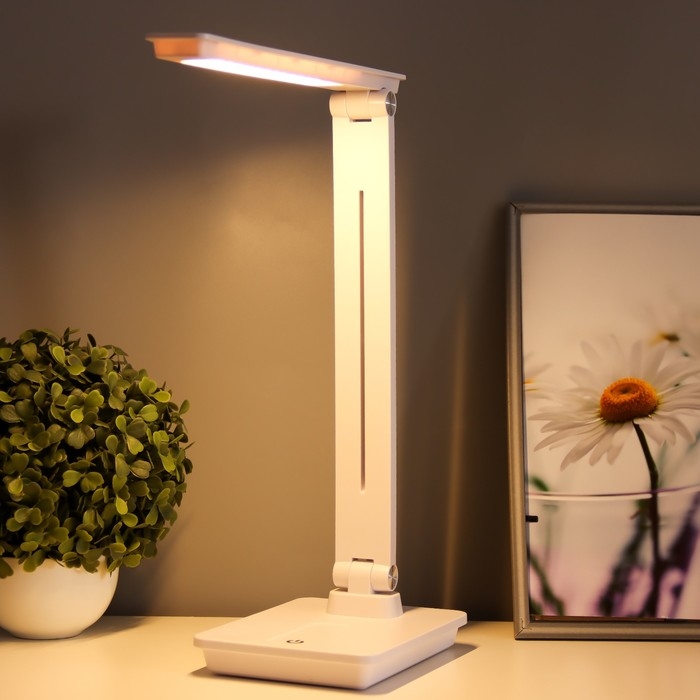 Настольная лампа сенсорная Настольная лампа сенсорная "Свен" LED 5Вт 3000-6000К белый 12,5х28х39 см