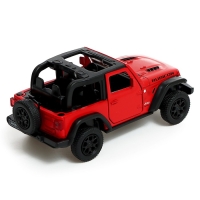 Машина металлическая JEEP WRANGLER, 1:32, инерция, цвет матовый красный Машина металлическая JEEP WRANGLER, 1:32, инерция, цвет матовый красный