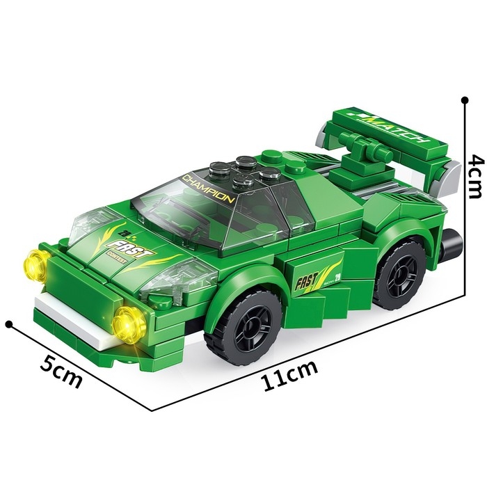 Конструктор Гонка «Спорткар», 97 деталей Конструктор Гонка «Спорткар», 97 деталей