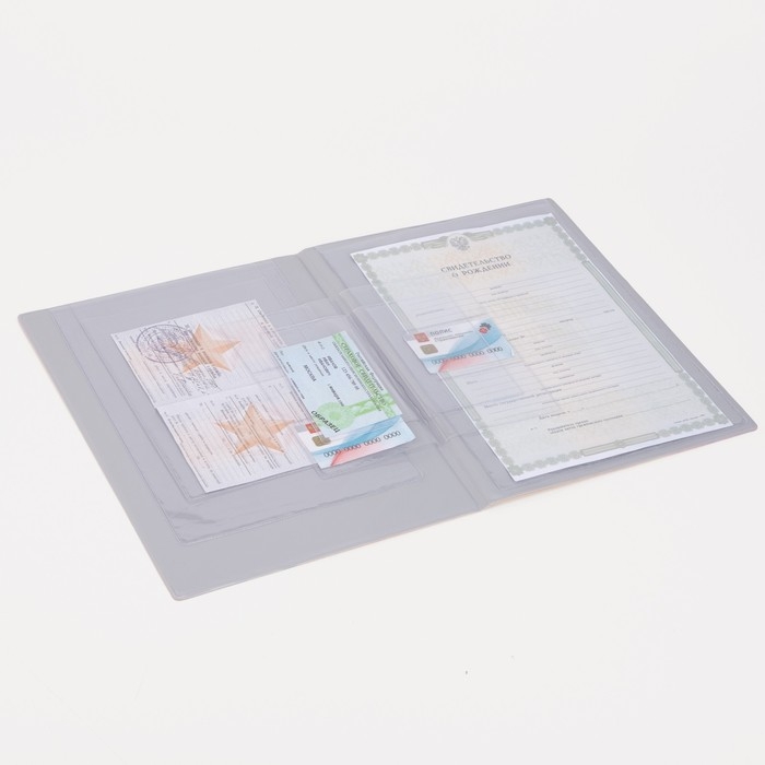 Папка для документов, 1 комплект, цвет оранжевый Папка для документов, 1 комплект, цвет оранжевый