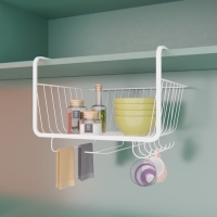 Корзина подвесная Доляна, 29×25×19,5 см, цвет белый Корзина подвесная Доляна, 29×25×19,5 см, цвет белый