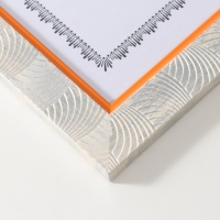 Фоторамка пластик формат А4 " Дуги" белая 34,7х26 см