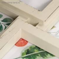 Фоторамка пластик на 9 фото 13х18 см "Большая семья" бежевая 52х52 см Фоторамка пластик на 9 фото 13х18 см "Большая семья" бежевая 52х52 см