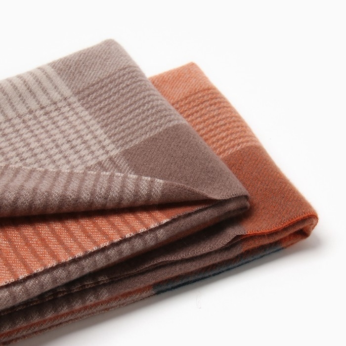 Шарф зимний с кистями MINAKU 65*180 + 8 см клетка Шарф зимний с кистями MINAKU 65*180 + 8 см клетка