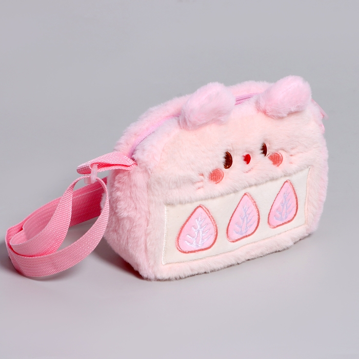 Сумка детская &laquo;Зайка&raquo;, 18 см, цвет розовый