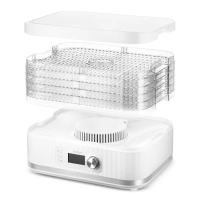 Сушилка для овощей и фруктов Kitfort КТ-1959, 450 Вт, 5 ярусов, таймер, белая Сушилка для овощей и фруктов Kitfort КТ-1959, 450 Вт, 5 ярусов, таймер, белая