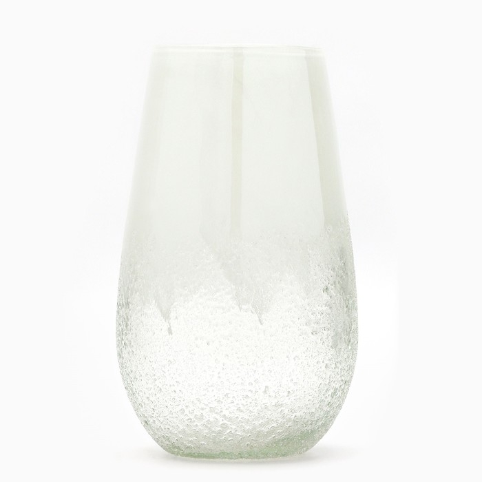 Ваза для цветов &laquo;Нежность&raquo; из цветного стекла 30,5&times;17,5&times;17,5 см