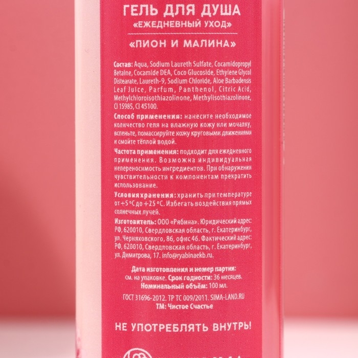 Подарочный набор косметики &laquo;Сияй этой весной!&raquo;, гель для душа 100 мл, пена для ванны 100 мл, мочалка, ЧИСТОЕ СЧАСТЬЕ