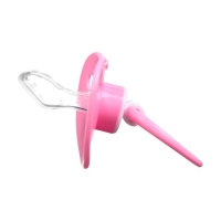 Соска - пустышка ортодонтическая, силикон, +6 мес., с колпачком, цвет розовый Соска - пустышка ортодонтическая, силикон, +6 мес., с колпачком, цвет розовый