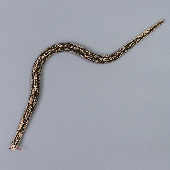 Новый год! Деревянная игрушка &laquo;Змея&raquo;, 50 &times; 1,6 &times; 1,6 см МИКС