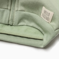 Костюм: толстовка и брюки Крошка Я Dino, рост 80-86, зеленый