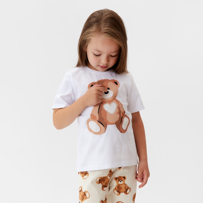Пижама детская KAFTAN Пижама детская KAFTAN "Мишка", р.30 (98-104)