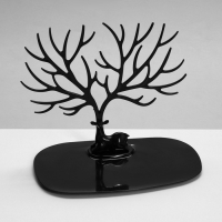 Подставка для украшений &laquo;Олень МИНИ&raquo;, 17,1&times;10,2&times;15 см, прямоугольное основание, цвет чёрный