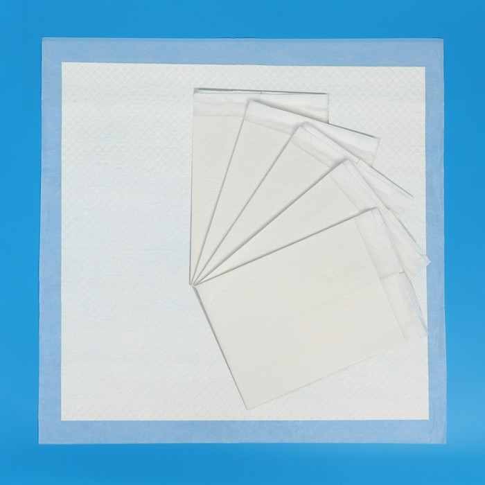 Пеленки для животных шестислойные гелевые, 60 х 60 см, (в наборе 30 шт)