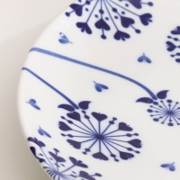 Тарелка "Романс одуванчик", д-270мм, нео гжель