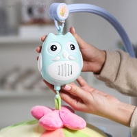 Мобиль музыкальный на кроватку «Совушка 1», работает от батареек Мобиль музыкальный на кроватку «Совушка 1», работает от батареек