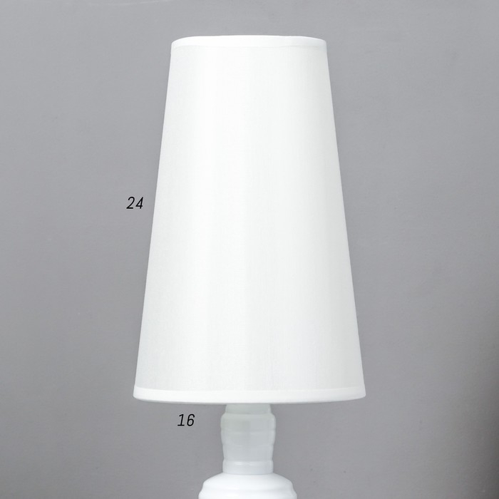 Настольная лампа "Жардин" Е27 40Вт белый 15х47 см RISALUX