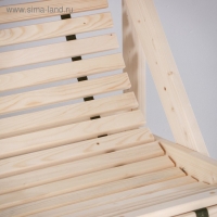 Шезлонг двухместный, гибкий, хвоя, 100×115×78см Шезлонг двухместный, гибкий, хвоя, 100×115×78см