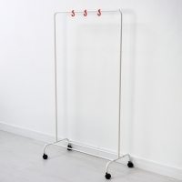 Стойка для одежды &laquo;Радуга&raquo;, 82&times;39&times;152 см, цвет белый