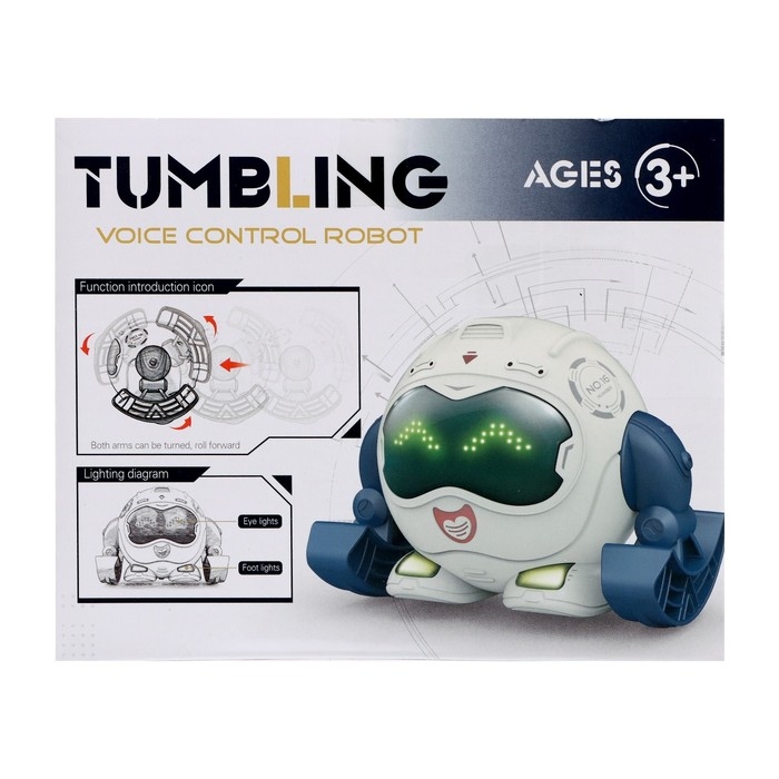 Робот «Неваляшка», световые и звуковые эффекты, цвета МИКС Робот «Неваляшка», световые и звуковые эффекты, цвета МИКС