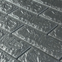 Самоклеящаяся ПВХ панель "Серый кирпич" 70 х 77см Самоклеящаяся ПВХ панель "Серый кирпич" 70 х 77см