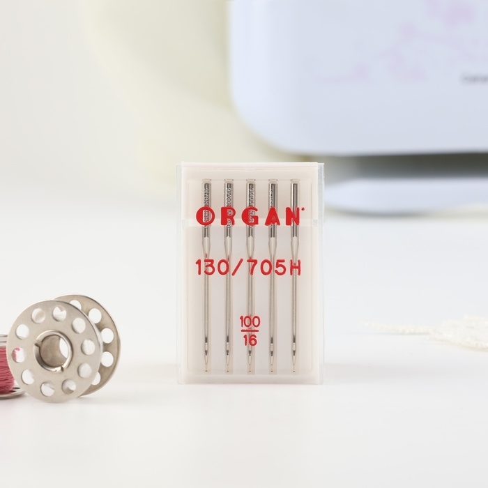 Иглы для бытовых швейных машин, универсальные, №100, 5 шт Иглы для бытовых швейных машин, универсальные, №100, 5 шт