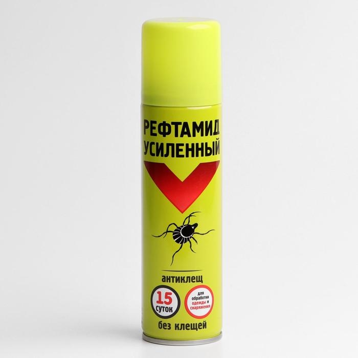Аэрозоль от клещей Аэрозоль от клещей "Рефтамид", Антиклещ, усиленный, 150мл