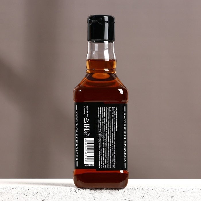 Гель для душа во флаконе виски «Крутой мужик», 250 мл, аромат древесный с пряными нотами, Новый Год Гель для душа во флаконе виски «Крутой мужик», 250 мл, аромат древесный с пряными нотами, Новый Год