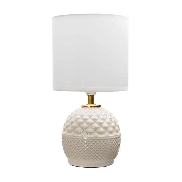 Настольная лампа "Антеро" E14 40Вт бежевый 15х15х29 см RISALUX