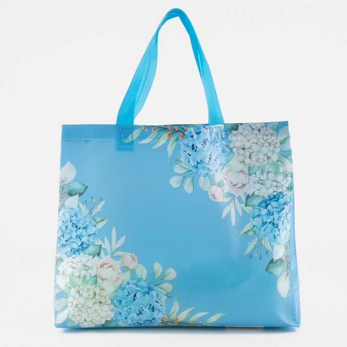 Сумка хозяйственная без застёжки, цвет голубой Сумка хозяйственная без застёжки, цвет голубой