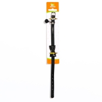 Ошейник "Сияние" с бусиной и бубенчиком, 29 х 1 см, ОШ 21-26, чёрный Ошейник "Сияние" с бусиной и бубенчиком, 29 х 1 см, ОШ 21-26, чёрный