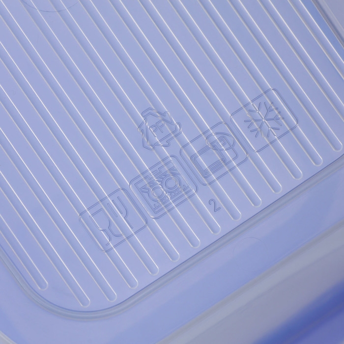 Контейнер для продуктов с паровыпуском, 750 мл, 16&times;11&times;7 см, прямоугольный, цвет микс