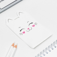 Чехол для бейджа &laquo;Котик&raquo;, 11,6 х 6,6 см