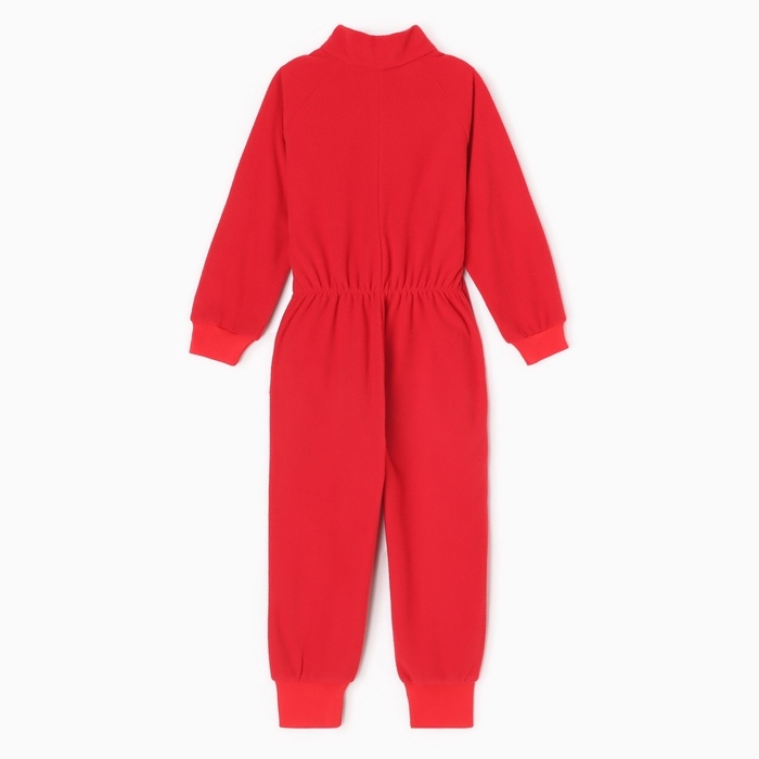 Комбинезон детский, цвет красный, рост 110 см