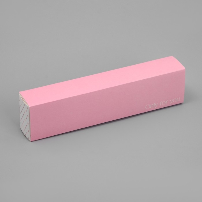 Коробка для конфет, кондитерская упаковка, 5 ячеек, &laquo;Горошек&raquo;, 5 х 21 х 3.3 см