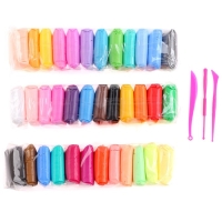 Пластилин лёгкий, прыгающий, набор 36 цветов, вес 1 цвета: 10 г, 3 инструмента Пластилин лёгкий, прыгающий, набор 36 цветов, вес 1 цвета: 10 г, 3 инструмента