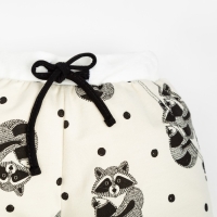 Комплект: толстовка и брюки Крошка Я &laquo;Еноты&raquo;, цвет белый, рост 80-86 см